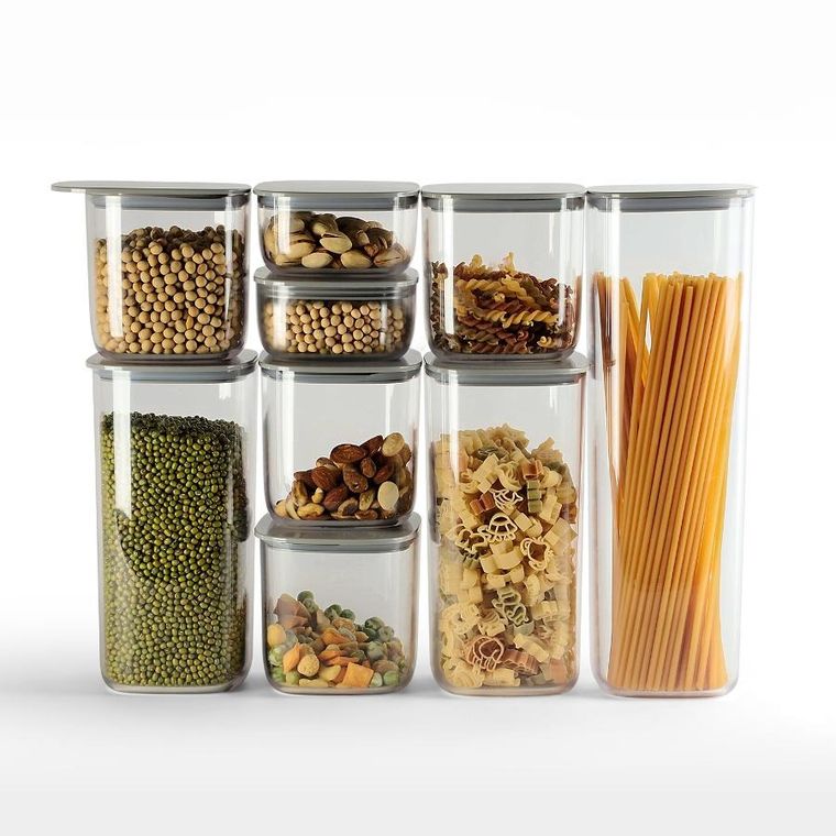 Qualy, Flat Top, pojemnik do przechowywania, 0.6l