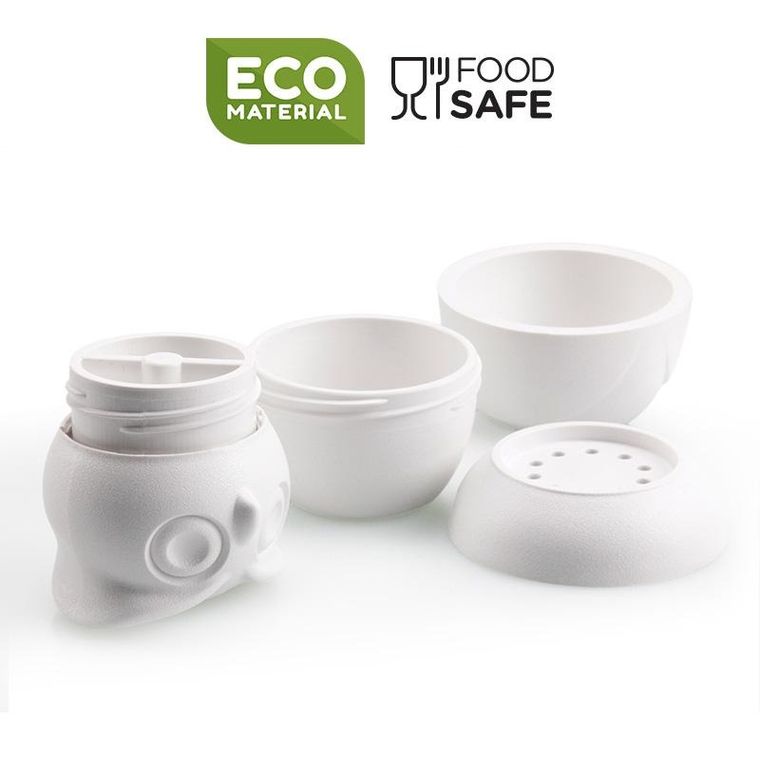 Qualy, kieliszek do jajek solniczka pieprzniczka, 10236