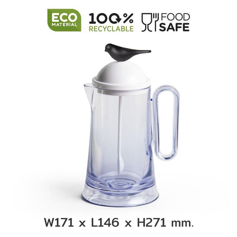 Qualy, Sparrow, dzbanek, 10301-WH-BK