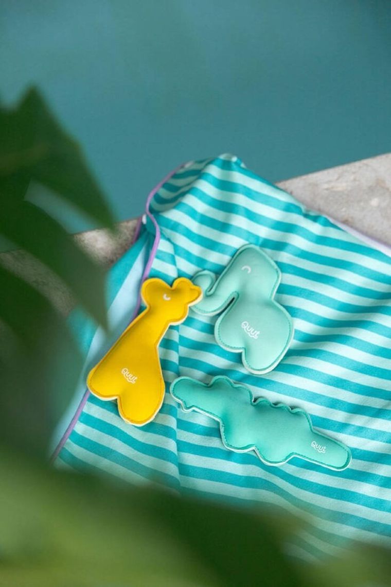 Quut, Dive Toys, zestaw zabawek z obciążeniem do nauki nurkowania, Safari