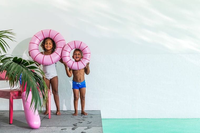 Quut, kółko do pływania, małe, Cherry Red, 40 cm