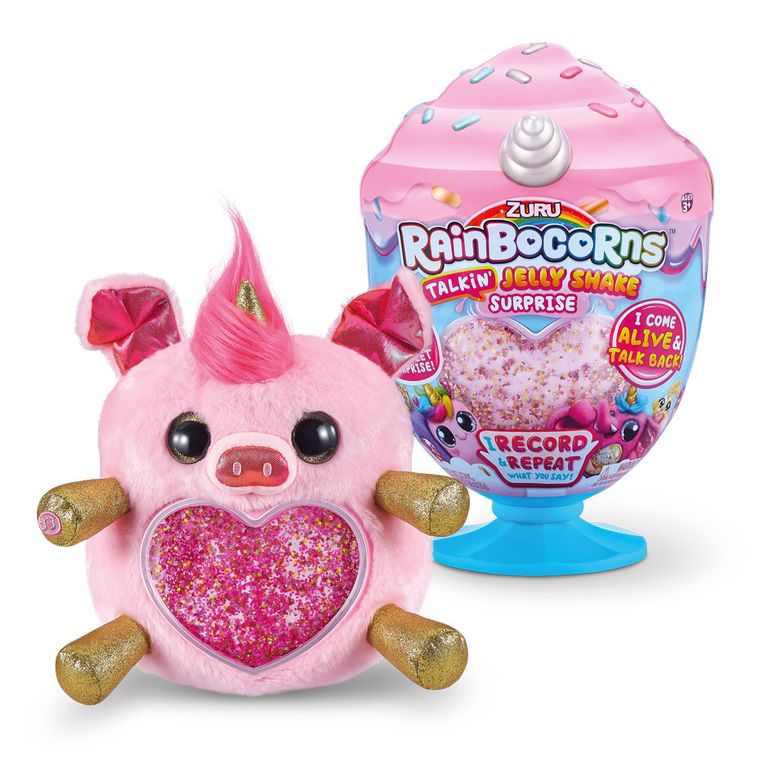 Rainbocorns, pucharek lodowy z mówiącą maskotką