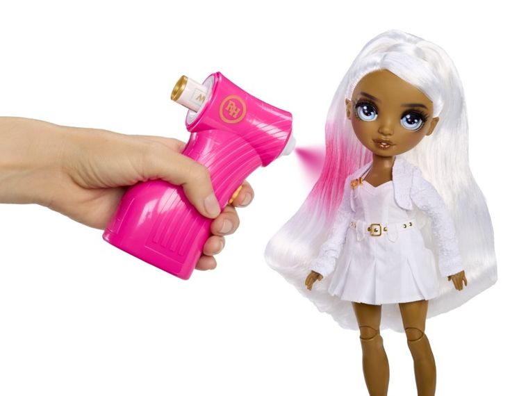 Rainbow High, Air Brush & Create, lalka modowa, Grey Eyes