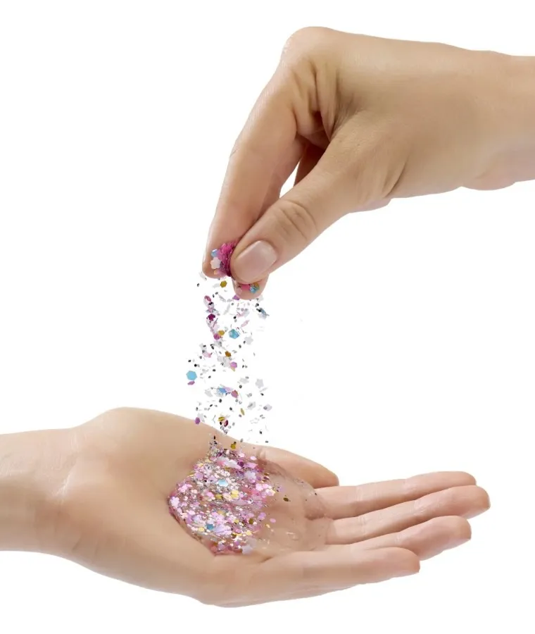 Rainbow High, Shimmers with Slime, Violet, lalka modowa z masą plastyczną