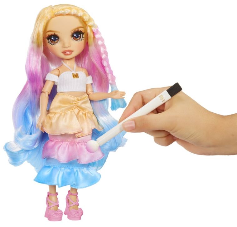 Rainbow High, Watercolor & Create Fashion Doll, Brown Eyes, lalka modowa
