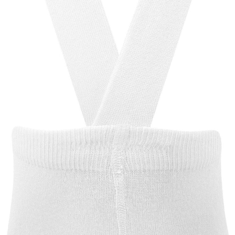 Rajstopy dziecięce z szelkami, bambusowe, białe, Nicol