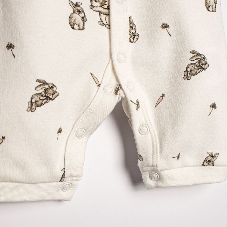 Rampers dziewczęcy, beżowy, Nicol