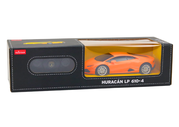 Rastar, Lamborghini Huracan, pojazd zdalnie sterowany, pomarańczowy, 1:24