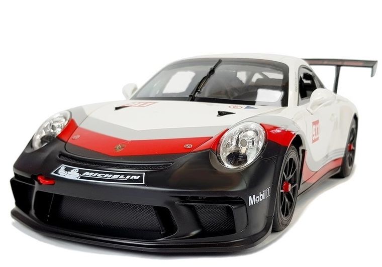 Rastar, Porsche 911 GT3 CUP, pojazd zdalnie sterowany, biały, 1:14