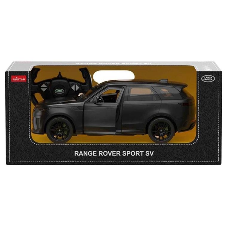 Rastar, Range Rover Sport SV, pojazd zdalnie sterowany, czarny, 1:14