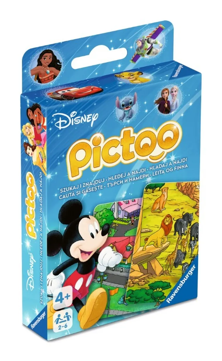 Ravensburger, Disney, Pictoo, gra karciana