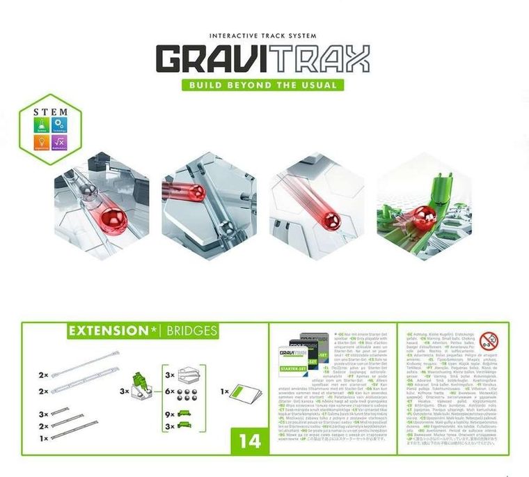 Ravensburger, GraviTrax, Mosty, zestaw uzupełniający
