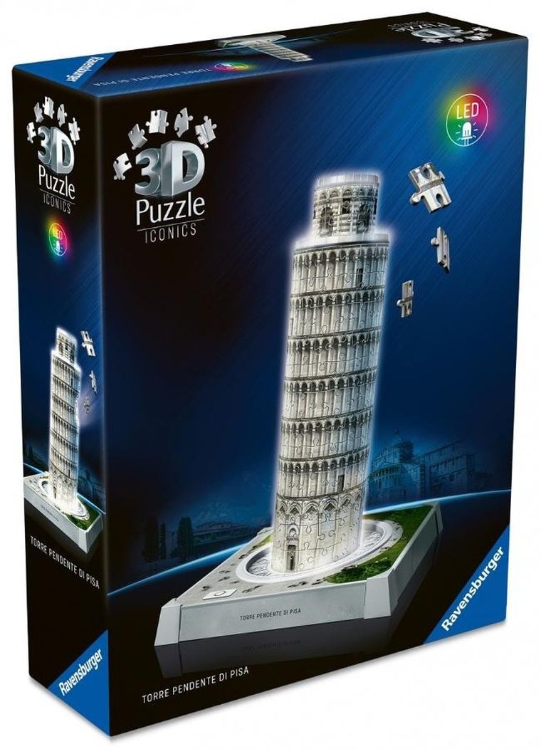 Ravensburger, Krzywa Wieża w Pizie, puzzle 3D