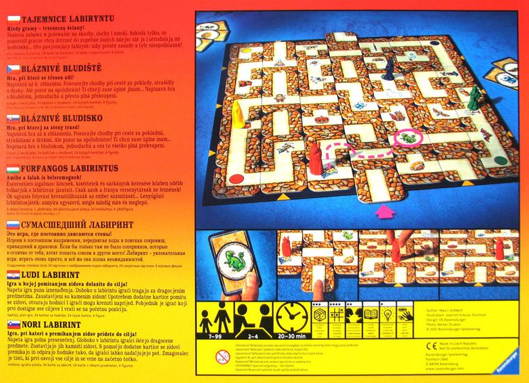 Ravensburger, Labirynt, gra edukacyjna