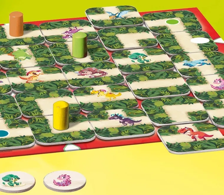 Ravensburger, Labyrinth Junior Dino, gra familijna
