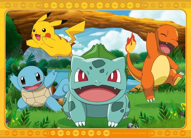 Ravensburger, Pokemon, puzzle, 4-100 elementów