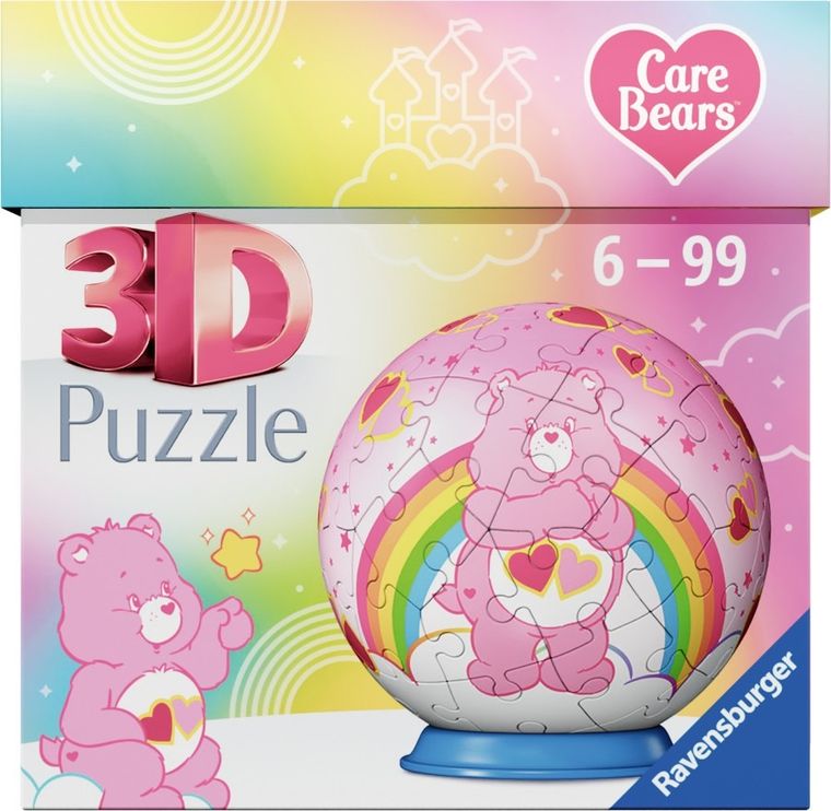 Ravensburger, Troskliwe Misie, Kula, puzzle 3D, 54 elementy