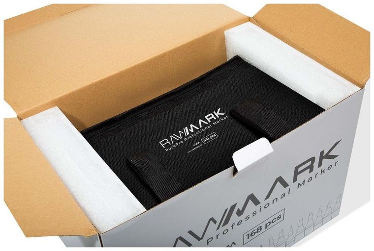 Rawmark, PurePro, Mega pack, zestaw artystyczny, promakery, 168 kolorów