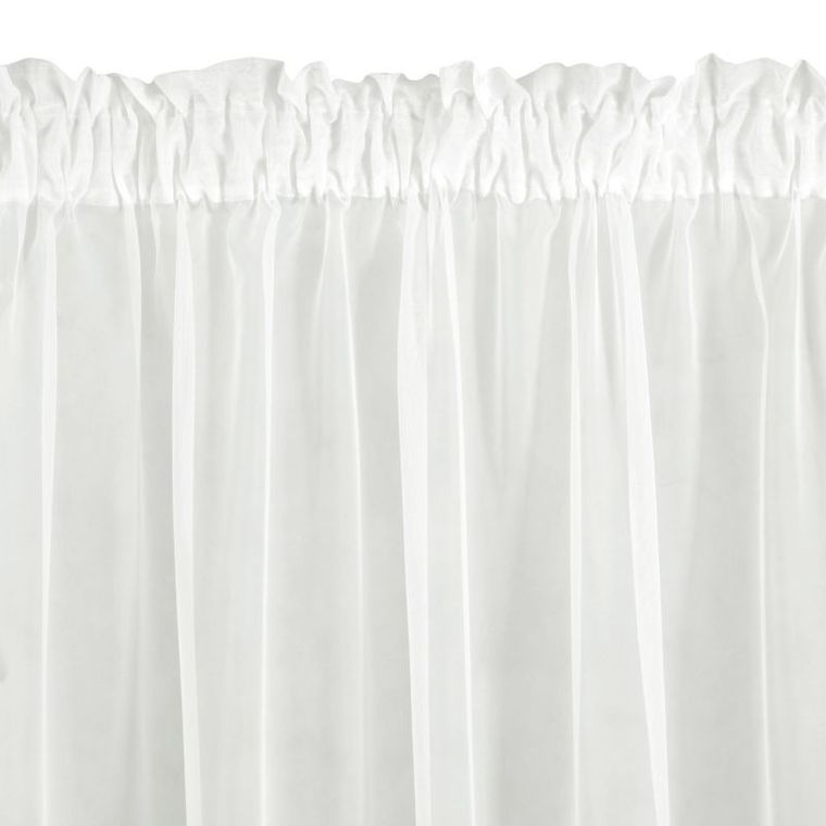 Rebecca, firana jednokolorowa o strukturze drobnego deszczyku, 140-250 cm