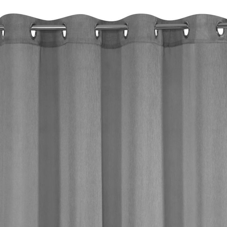 Rebecca, firana jednokolorowa o strukturze drobnego deszczyku, 140-250 cm