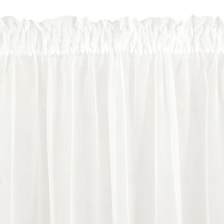 Rebecca, firana jednokolorowa o strukturze drobnego deszczyku, 350-250 cm