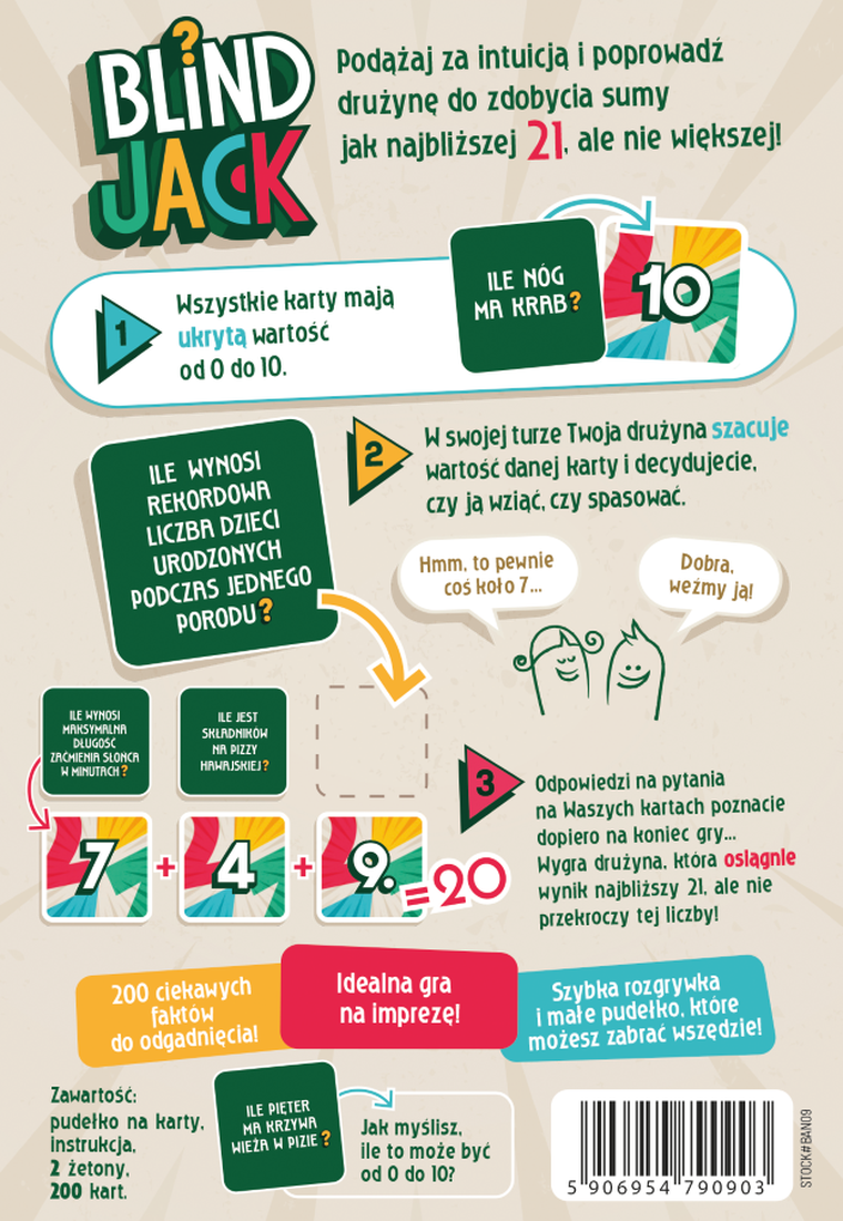 Rebel, Blind Jack, gra karciana