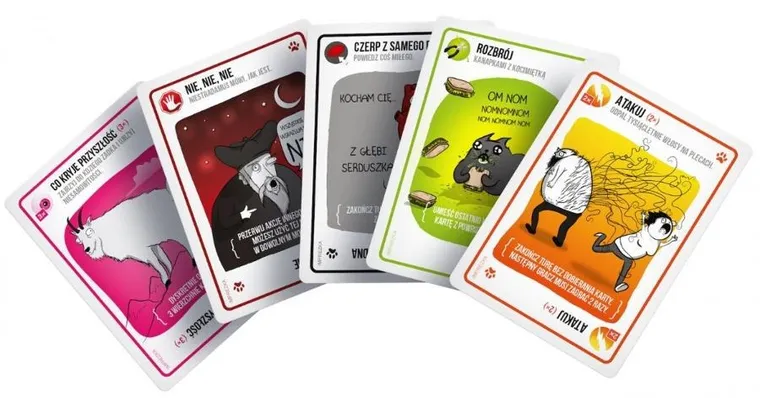 Rebel, Eksplodujące Kotki: Imprezka, cicha wersja, gra towarzyska