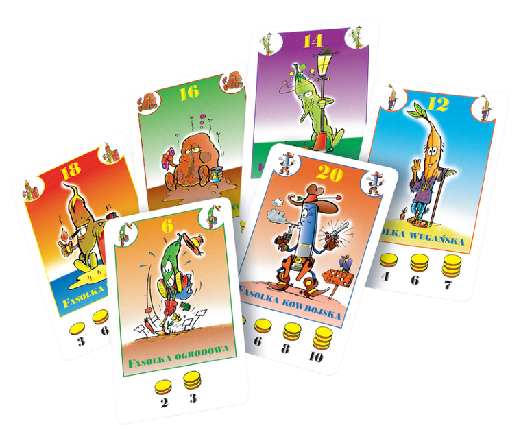 Rebel, Fasolki, gra karciana