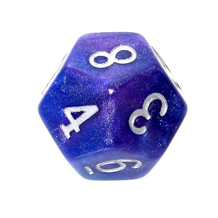 Rebel, komplet kości, akrylowe, Zmierzch