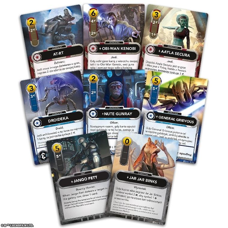 Rebel, Star Wars, The Deckbuilding Game: Clone Wars, gra strategiczna