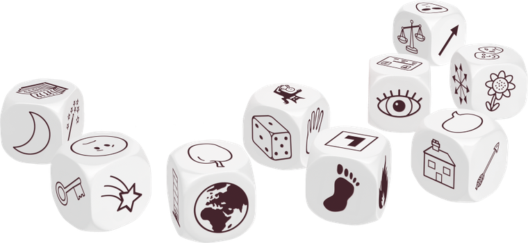Rebel, Story Cubes, Stwórz historię, gra familijna