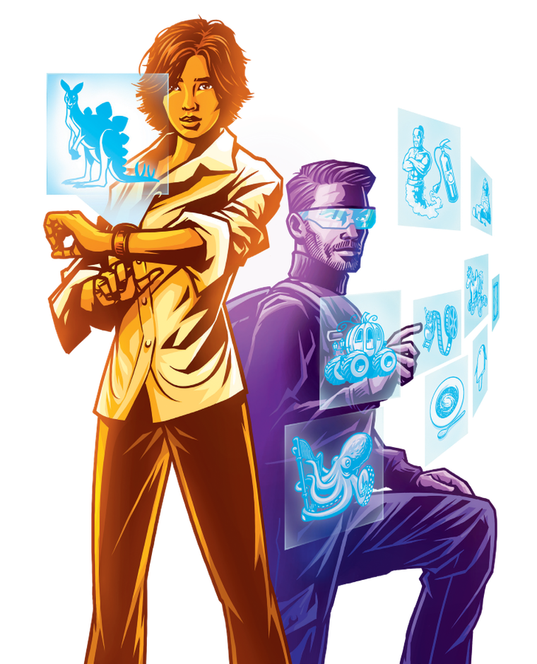 Rebel, Tajniacy: Obrazki, gra towarzyska