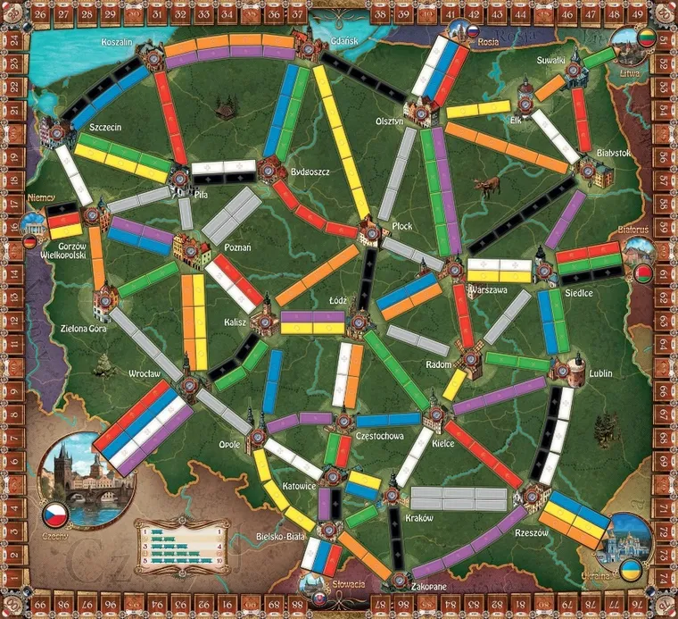 Rebel, Wsiąść do Pociągu: Polska, Kolekcja Map 6.5, dodatek do gry