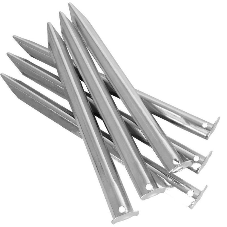 RedCliffs, kempingowy zestaw akcesoriów, śledzie, młotek, linka, hak, 9 elementów