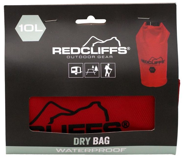RedCliffs, torba, worek wodoszczelny, czerwony, 10l