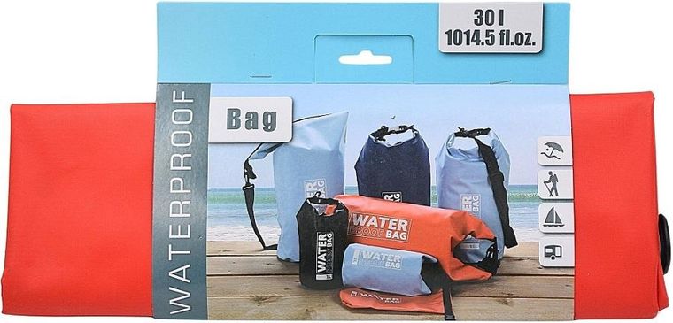Redcliffs, worek wodoszczelny, czerwony, 30l