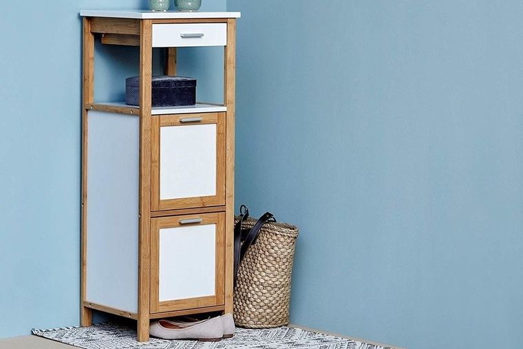 Regał dwupoziomowy z szufladką, Finja