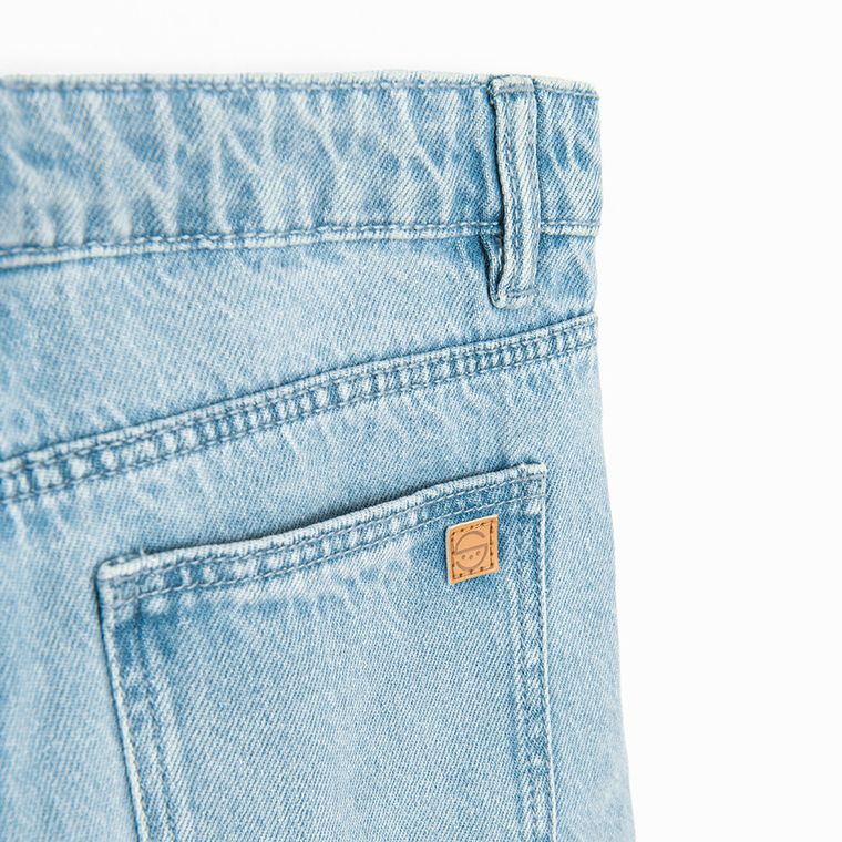 Regulowane jeansy o kroju wide leg, Cool Club