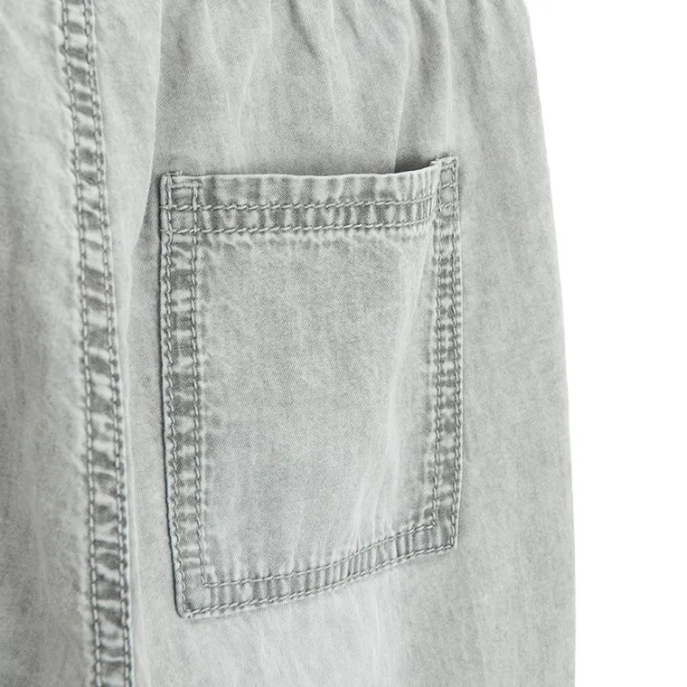 Regulowane szare jeansy o kroju jogger Cool Club