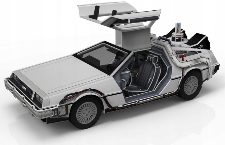 Revell, Back to the Future, Time Machine De Lorean, puzzle 3D, 157 elementów