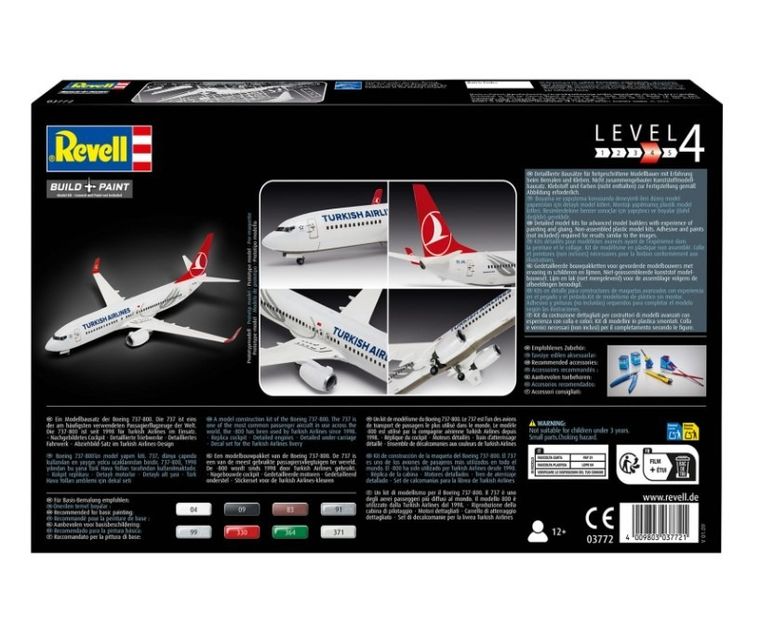 Revell, Boeing 737-800 Turkish Airlines, model do sklejania