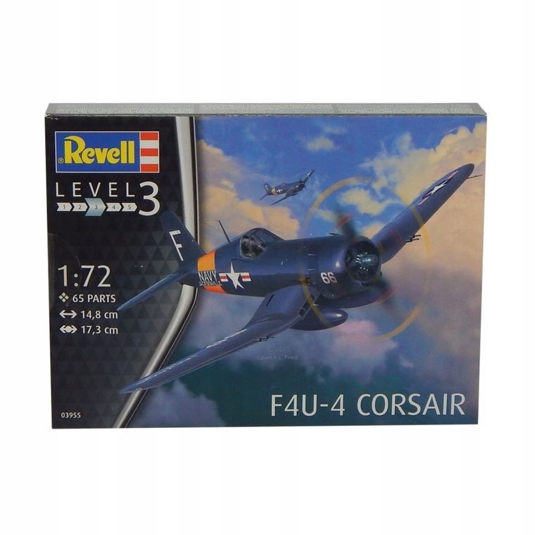 Revell, F4U-4 Corsair, model do sklejania, 1:72