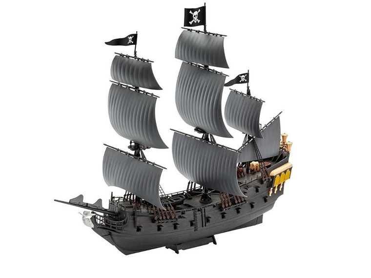 Revell, Piraci z Kraibów, Black Pearl, model do sklejania, 1:150