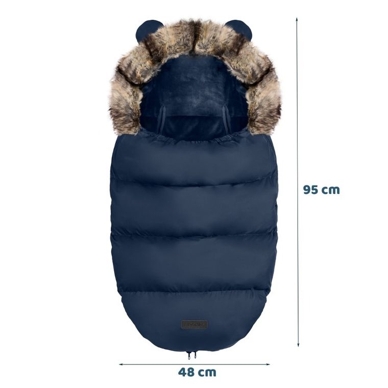 Ricokids, Elmi, śpiworek do wózka, 4w1, granatowy