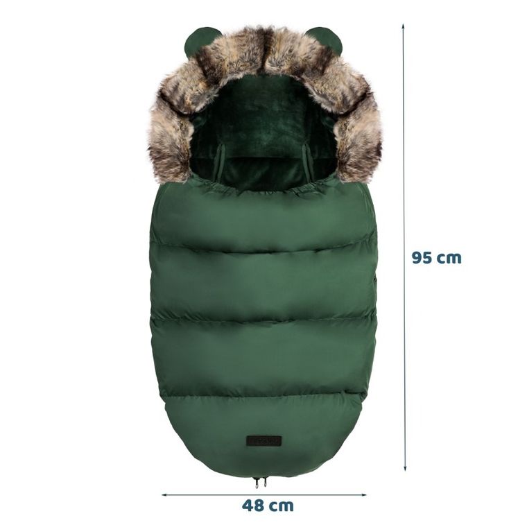 Ricokids, Elmi, śpiworek do wózka, 4w1, khaki