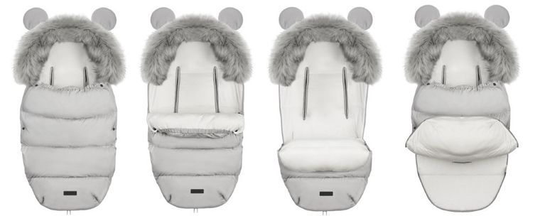 Ricokids, Elmi, śpiworek do wózka, jasny szary