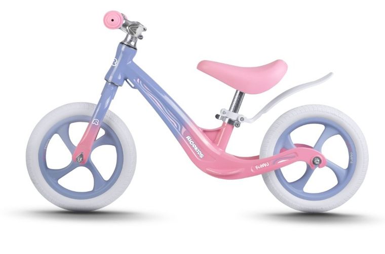 Ricokids, Funnu, rowerek biegowy dla dzieci, różowo-fioletowy