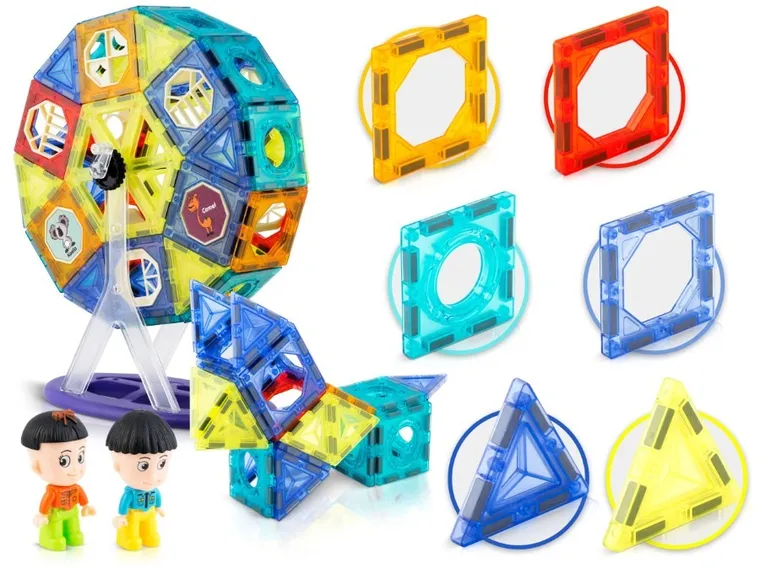 Ricokids, Karuzela, klocki magnetyczne, 71 elementów
