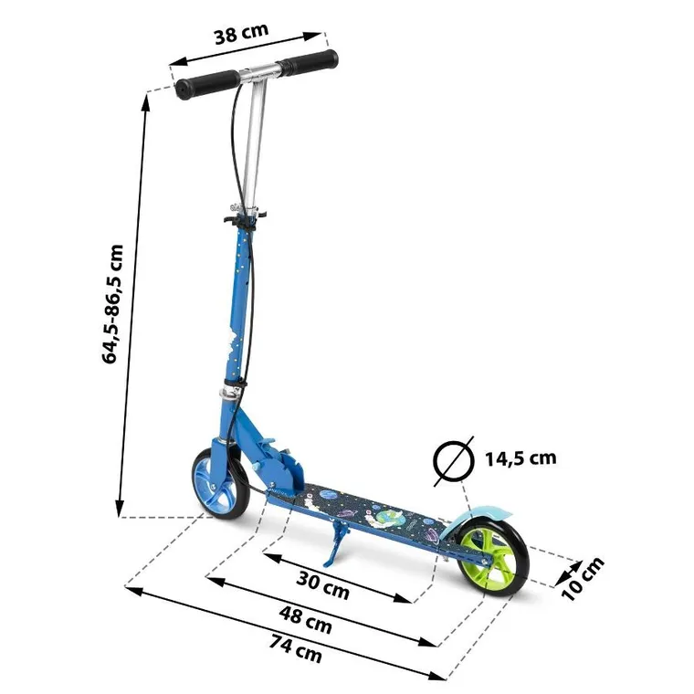 Ricokids, Kodi, hulajnoga, kosmos