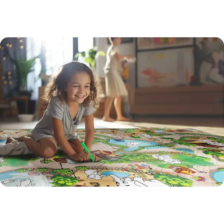 Ricokids, mata piankowa do kolorowania, 20 x120-0,3 cm